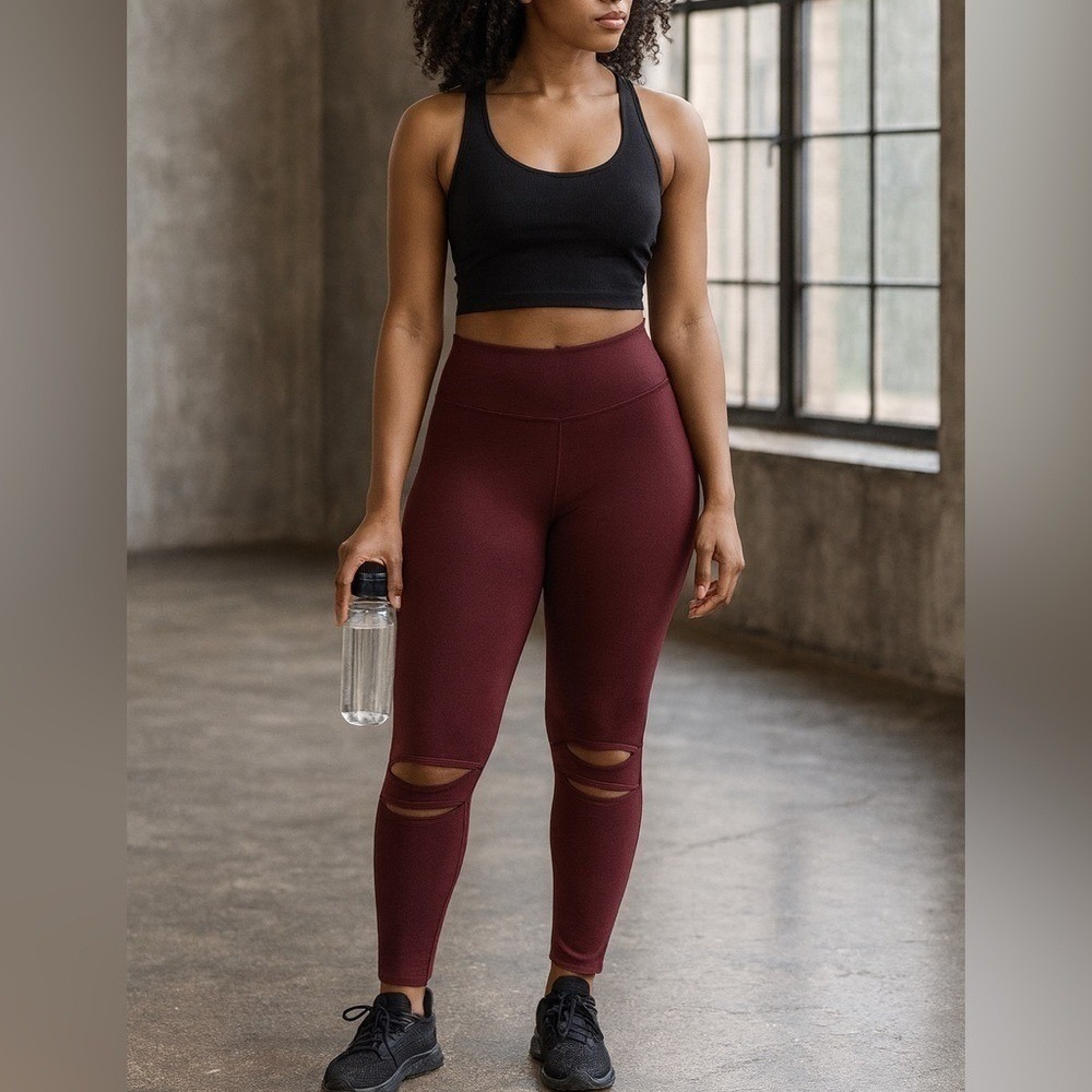 Avia Maroon Leggings